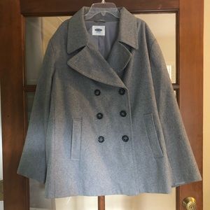 Old Navy XXL wool blend pea coat